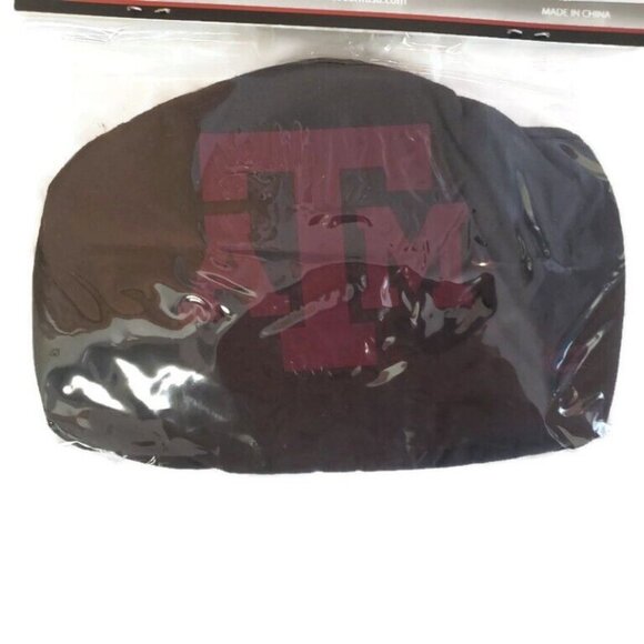 Colosseum NCAA Texas A&M Aggies Licensed Face Covering 2 Pack Reusable Maroon - Picture 2 of 3